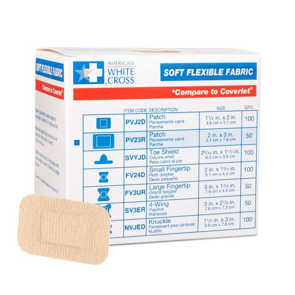 Fabric Adhesive Bandages - 50 Box